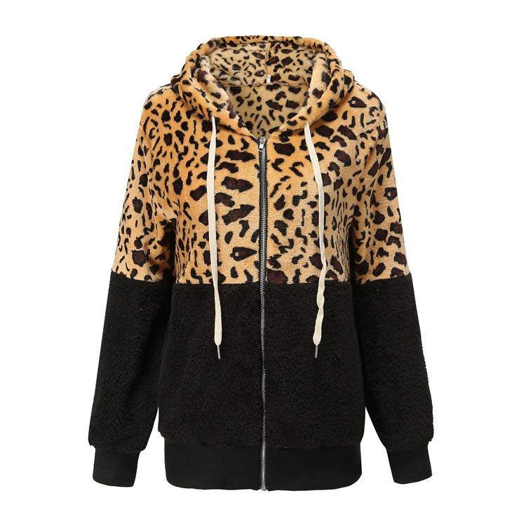 Lea - Felpa in Fleece con Design Leopardo 1