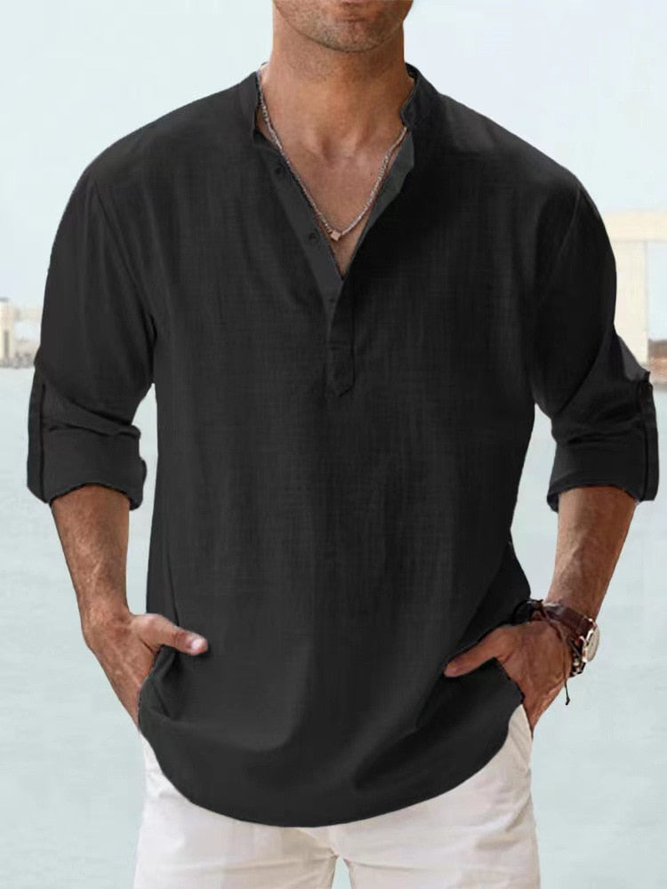 Leon - Camicia Di Lino Traspirante 1