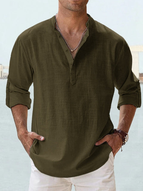 Leon - Camicia Di Lino Traspirante 10