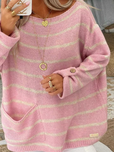 Leonie's Maglione a righe chic 1