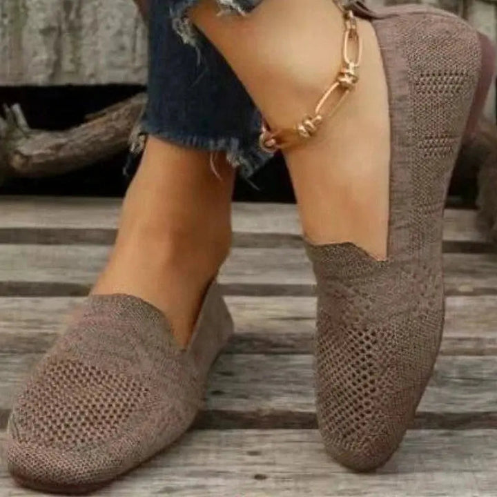 Lightweight Slip-On Sneakers for Women – Stylish &amp; Comfortable White Footwear