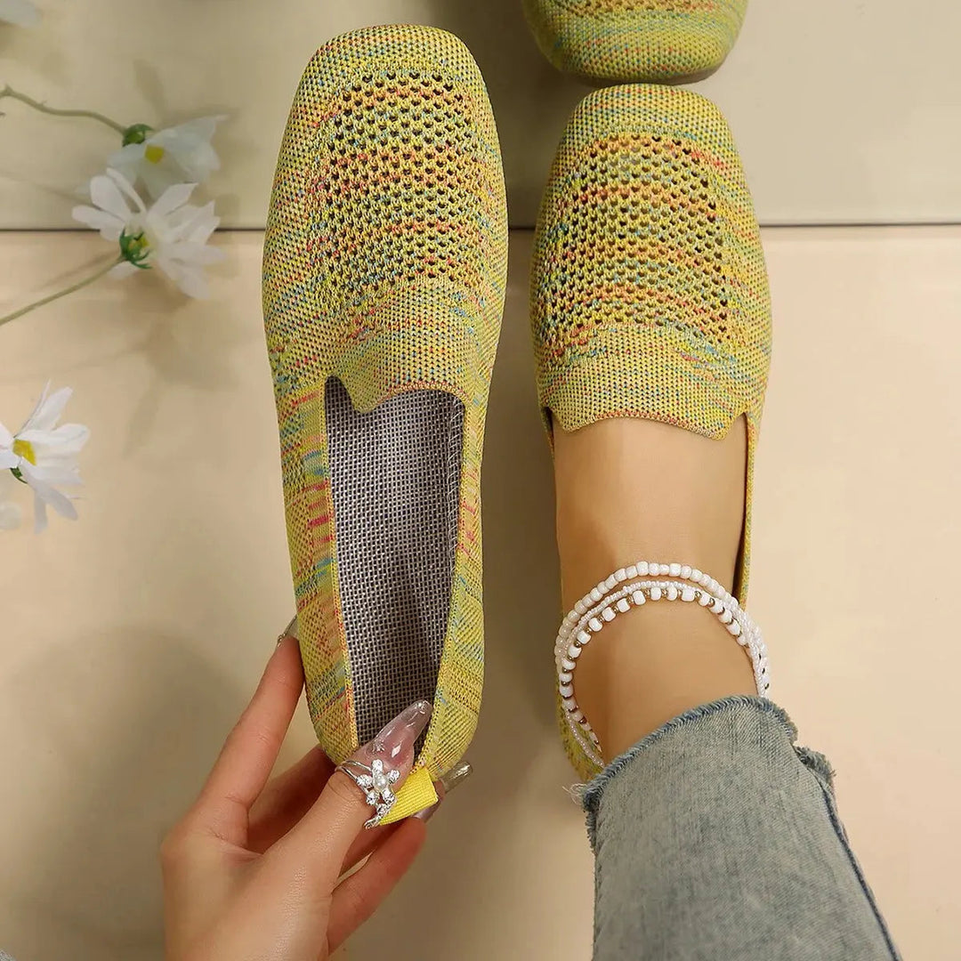 Lightweight Slip-On Sneakers for Women – Stylish &amp; Comfortable White Footwear
