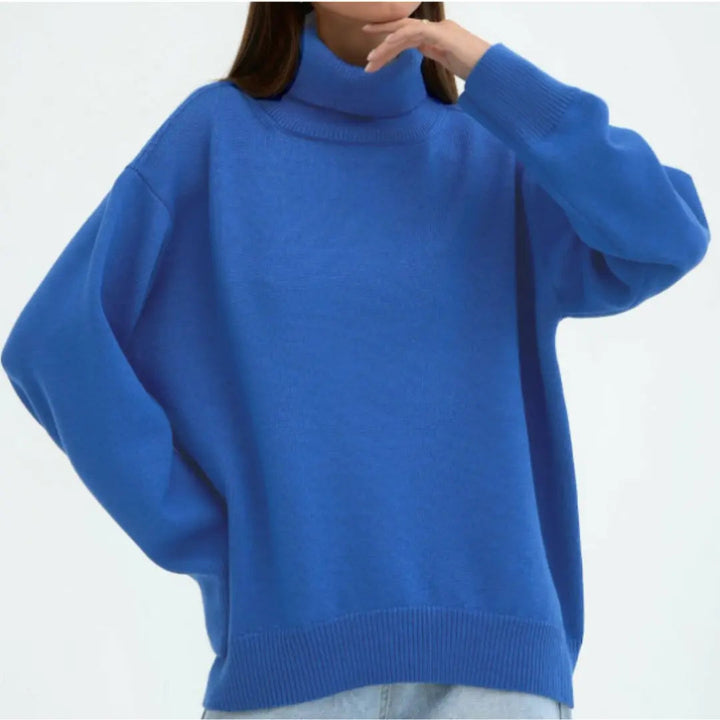 Loose Knitted Turtleneck Sweater for Women – Cozy &amp; Stylish for Fall/Winter 7