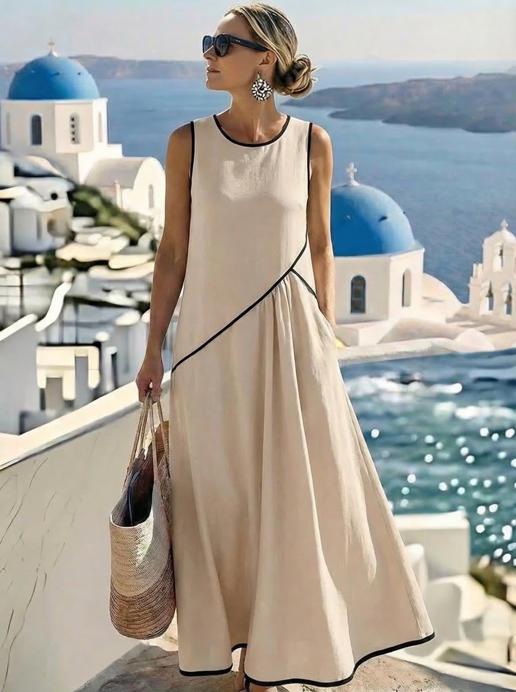 Lotte™ Vestito Estivo a Righe 1