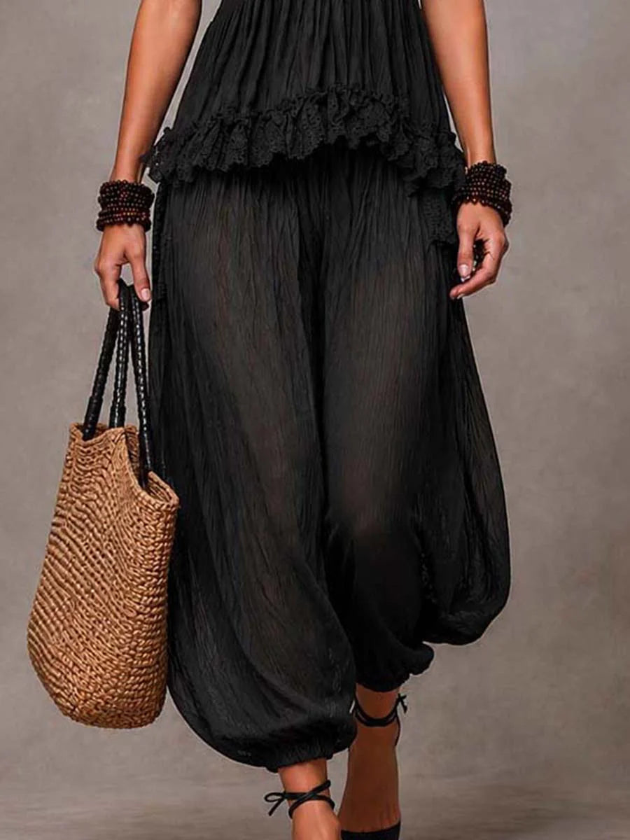 Luna — Completo Top in Pizzo e Pantalone 2