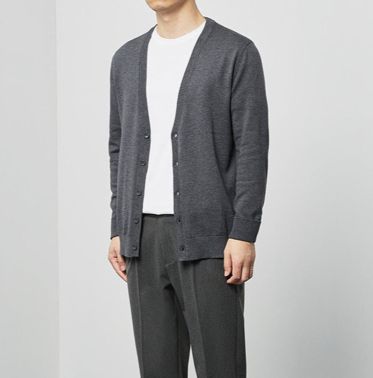 Maglione Cardigan Uomo | Chiusura a Bottoni e Versatilità