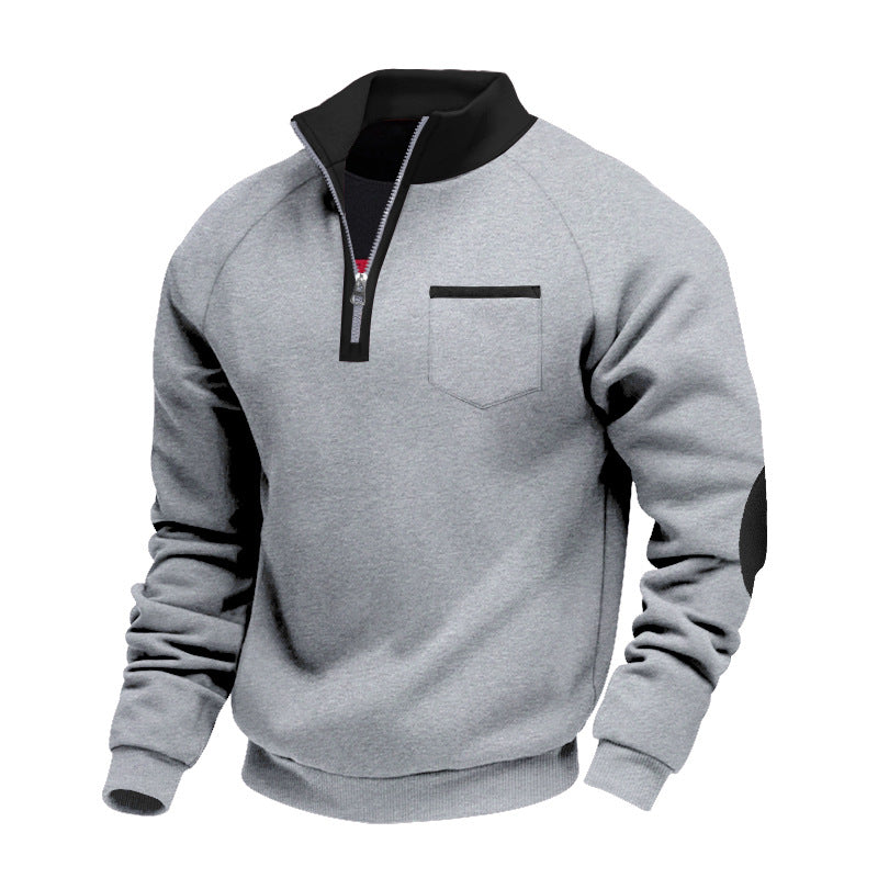 Maglione Con Zip Uomo | Colletto Alto e Calore Avvolgente