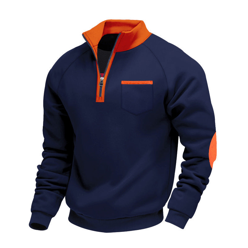 Maglione Con Zip Uomo | Colletto Alto e Calore Avvolgente