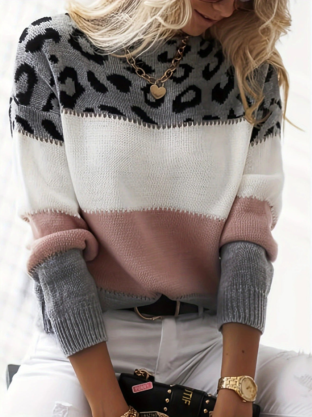 Maglione Donna Leopardato | Caldo e Confortevole