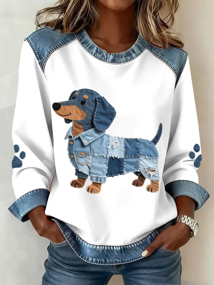 Maglione Donna | Stampa Grafica & Dettagli a Contrasto