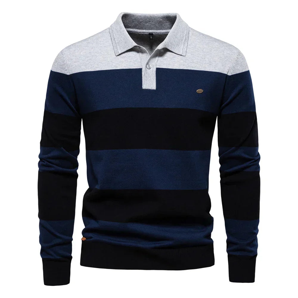 Maglione Uomo | Colletto Polo e Comfort Versatile