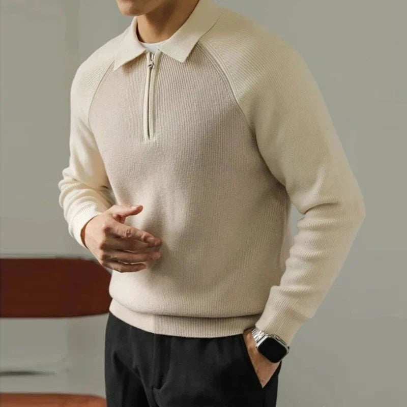 Maglione Uomo | Colletto Polo e Stile Raffinato