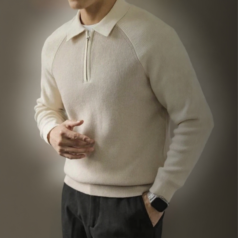 Maglione Uomo | Colletto Polo e Stile Raffinato