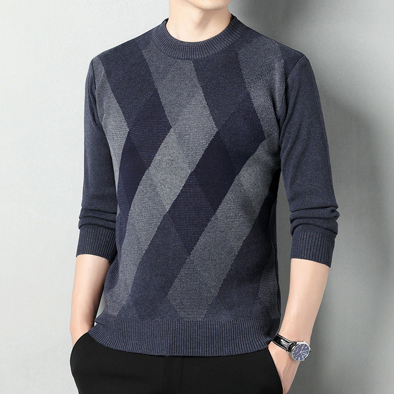 Maglione Uomo | Motivo Geometrico e Calore