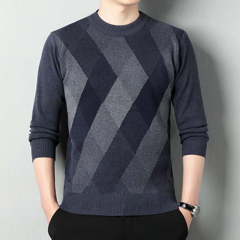 Maglione Uomo | Motivo Geometrico e Calore