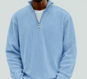 Maglione Uomo con Zip | Comfort Caldo & Versatile