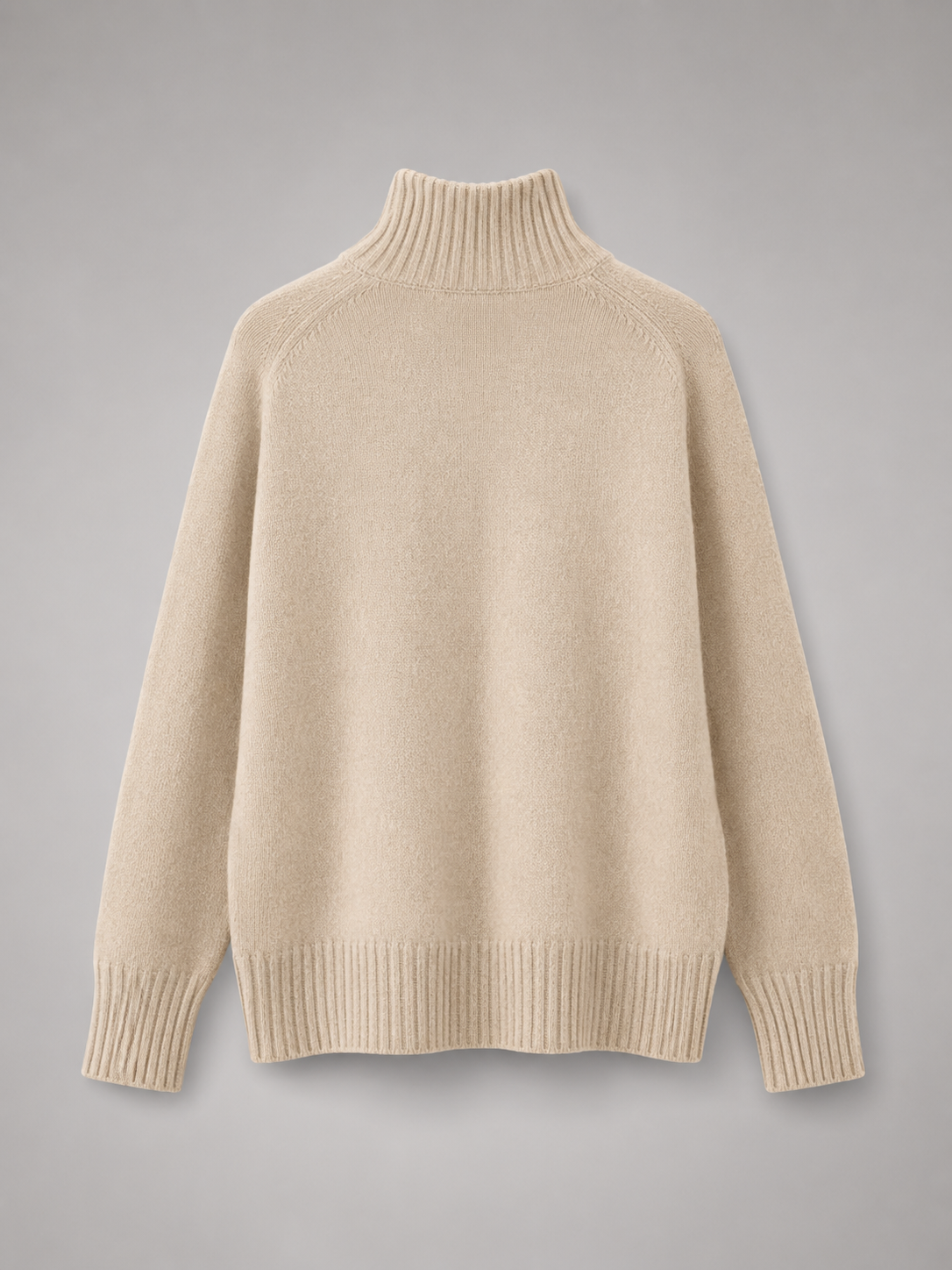 Maglione Donna Oversize Collo Alto in Maglia Voluminosa 2