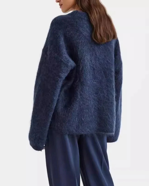 Maglione Donna Oversize Morbido Eleganza Discreta Avvolgente 2