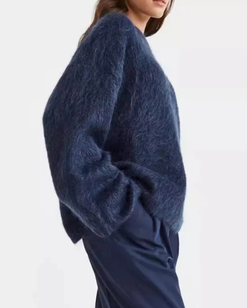 Maglione Donna Oversize Morbido Eleganza Discreta Avvolgente 3