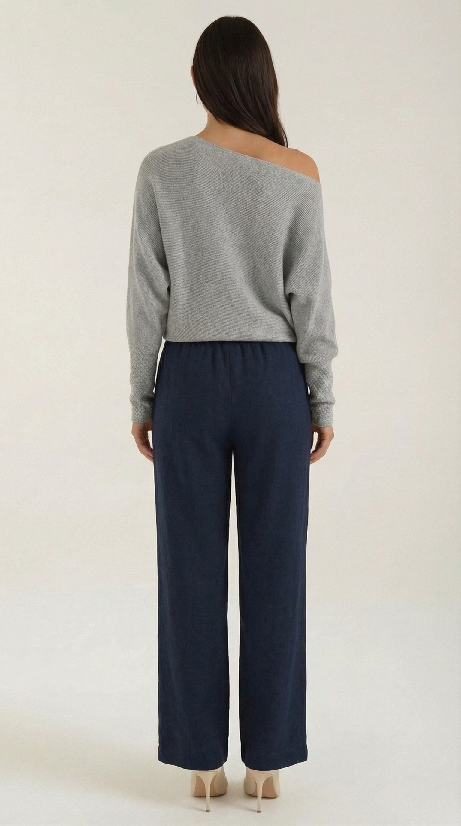 Maglione Donna Spalle Scoperte Oversize Morbido 8