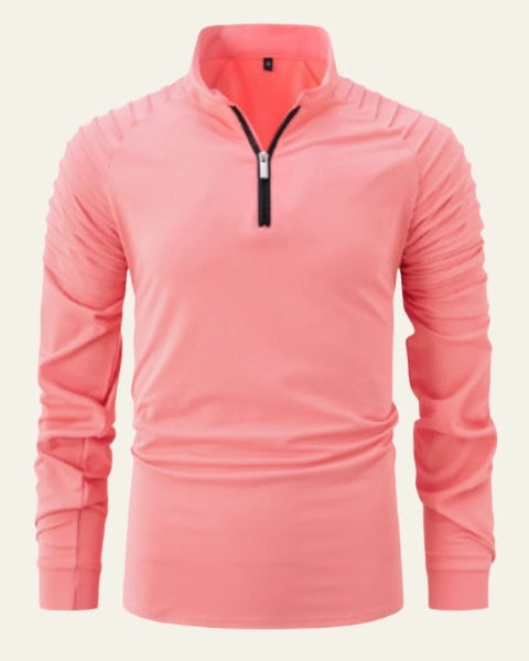 Maglione Uomo con Zip Frontale a Metà Comfort Versatile 2