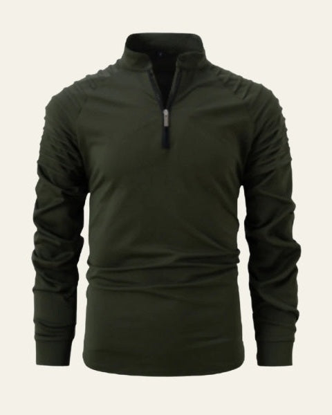 Maglione Uomo con Zip Frontale a Metà Comfort Versatile 3