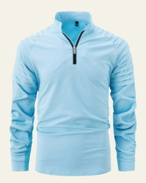 Maglione Uomo con Zip Frontale a Metà Comfort Versatile 5