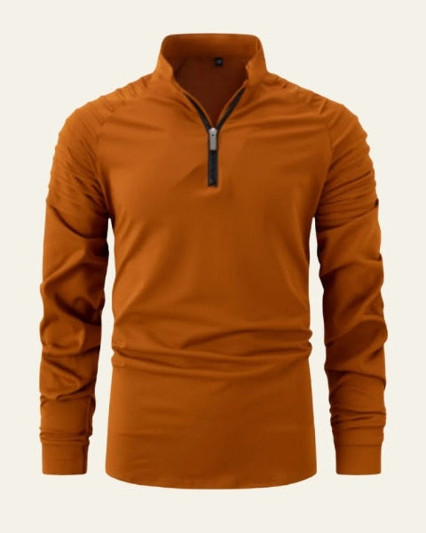 Maglione Uomo con Zip Frontale a Metà Comfort Versatile 6