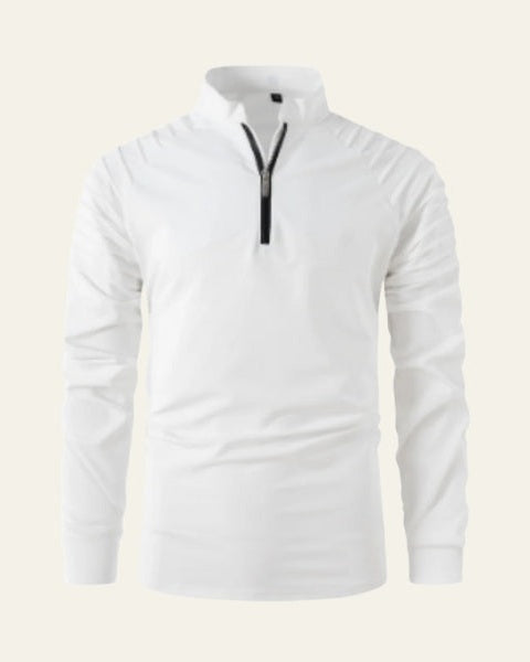 Maglione Uomo con Zip Frontale a Metà Comfort Versatile 7