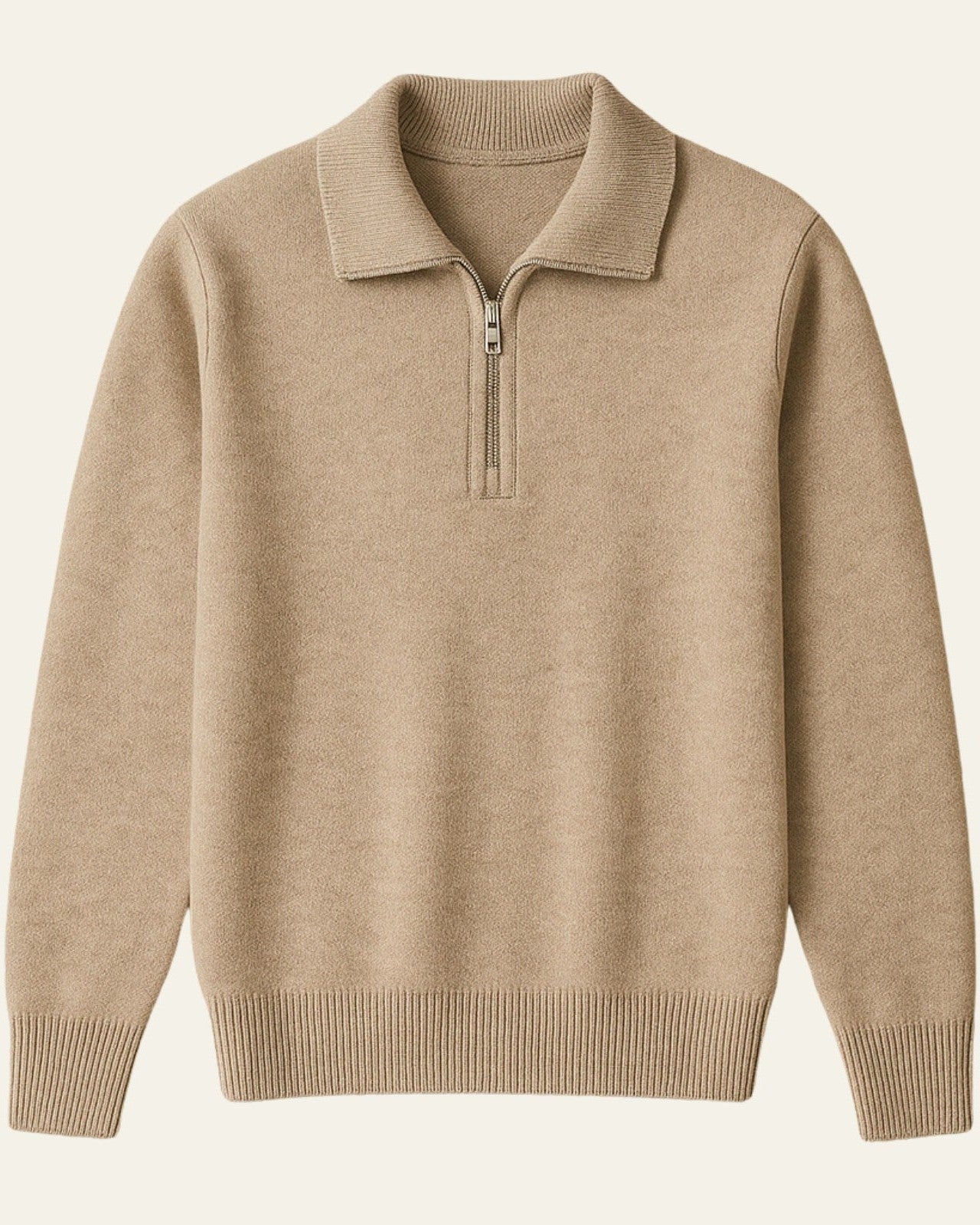 Maglione Uomo in Cashmere con Zip Morbido Raffinato Avvolgente 1