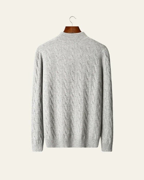 Maglione Uomo in Lana Merino con Zip Comfort Raffinato Versatile 2