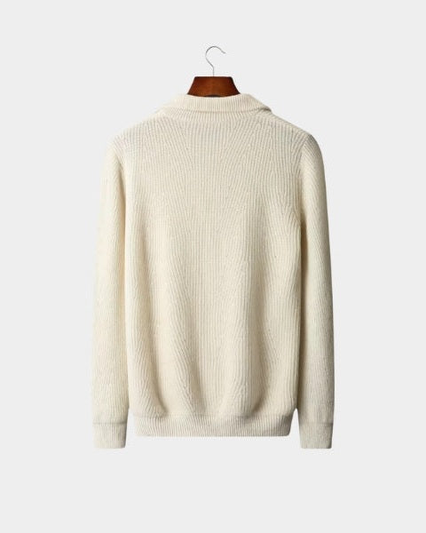 Maglione Uomo in Lana Merino con Zip Raffinatezza Alpina 2