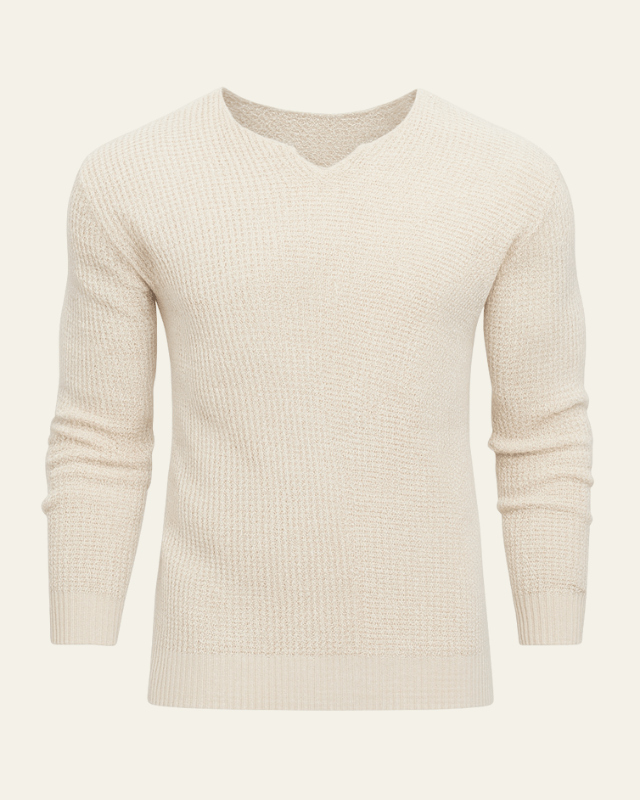 Maglione Uomo in Maglia Morbida di Alta Qualità Comfort 0