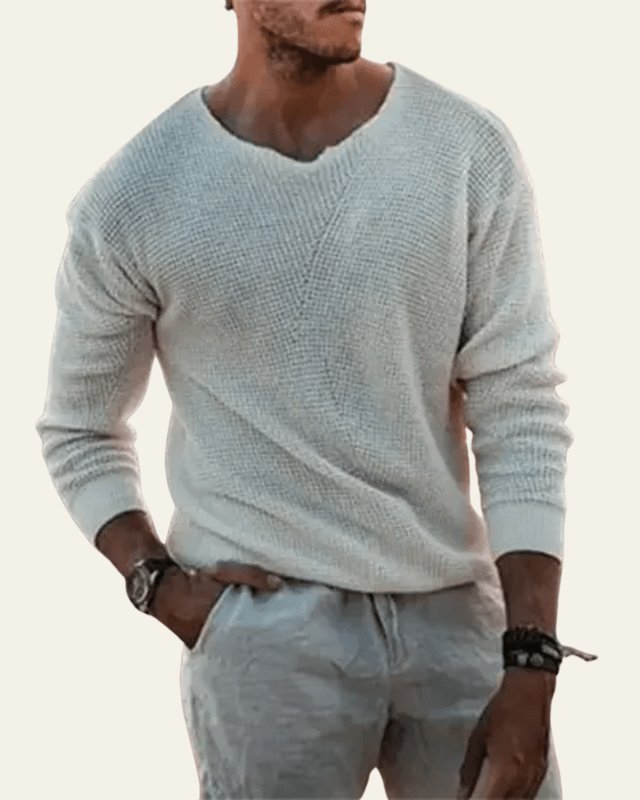 Maglione Uomo in Maglia Morbida di Alta Qualità Comfort 1