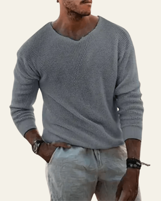 Maglione Uomo in Maglia Morbida di Alta Qualità Comfort 3