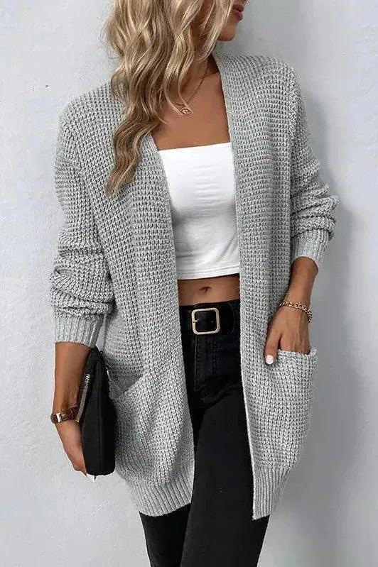 Maglione aperto rosa 3