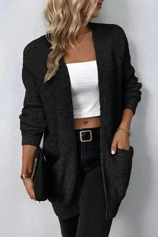 Maglione aperto rosa 4