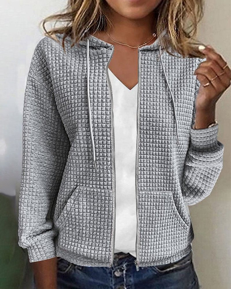 Malia Cardigan Con Motivo a  Blocchi 0