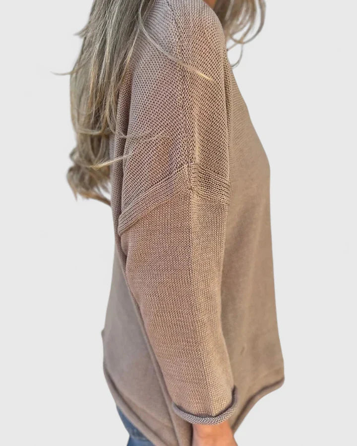 Maniche Lunghe Top Donna | Scollo a V e Vestibilità Rilassata