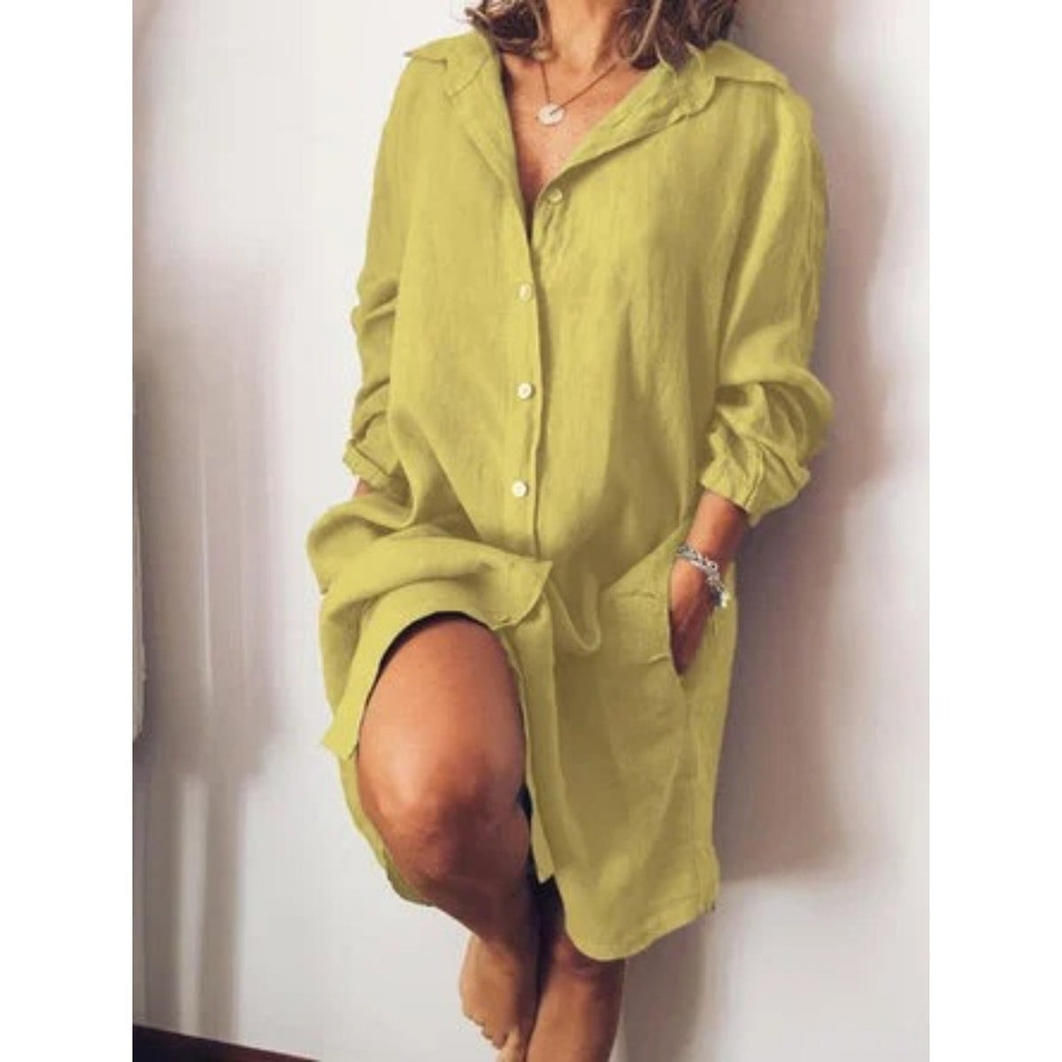 Maniche Lunghe Vestito Donna | Linea Camicia & Comfort Quotidiano
