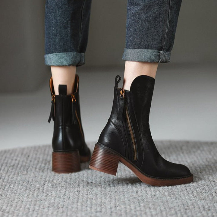 Marina Zip-Ankle Boot Caliboot
