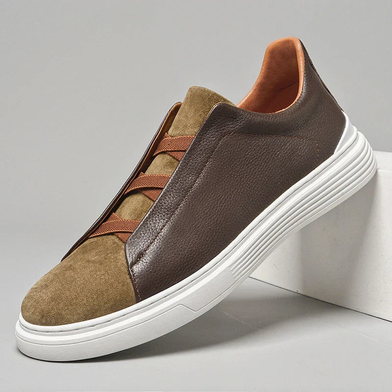 Matteo — Slip-On in Camoscio e Pelle 0