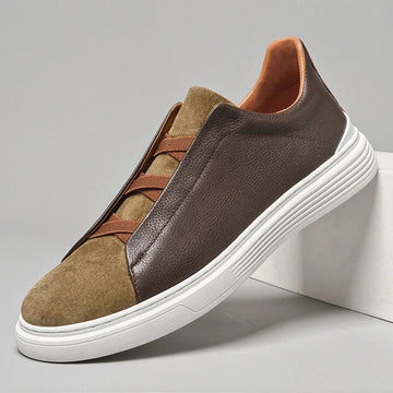 Matteo — Slip-On in Camoscio e Pelle 0