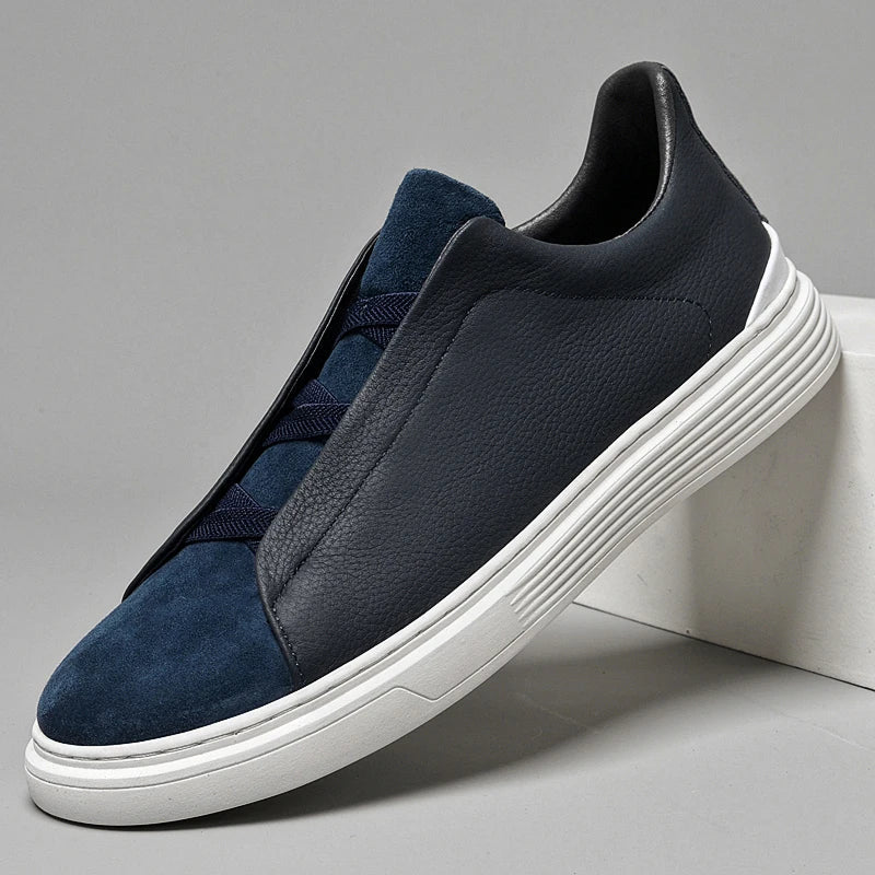 Matteo — Slip-On in Camoscio e Pelle 1