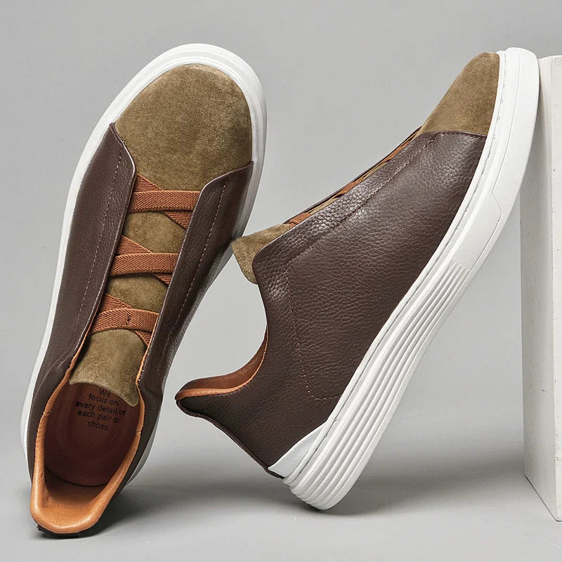 Matteo — Slip-On in Camoscio e Pelle 3
