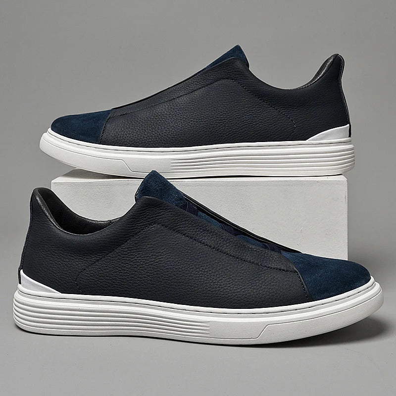 Matteo — Slip-On in Camoscio e Pelle 4