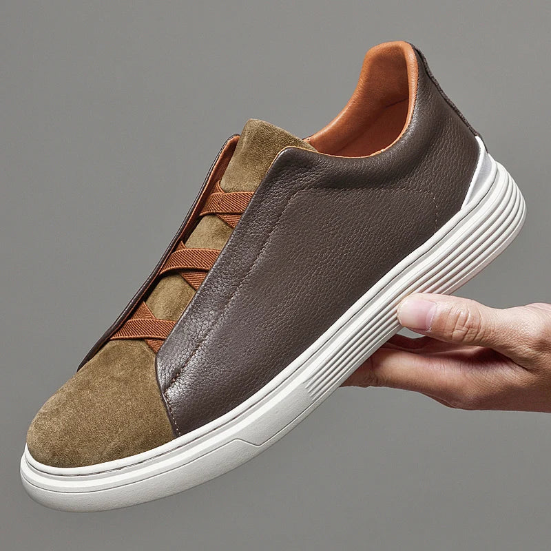 Matteo — Slip-On in Camoscio e Pelle 6