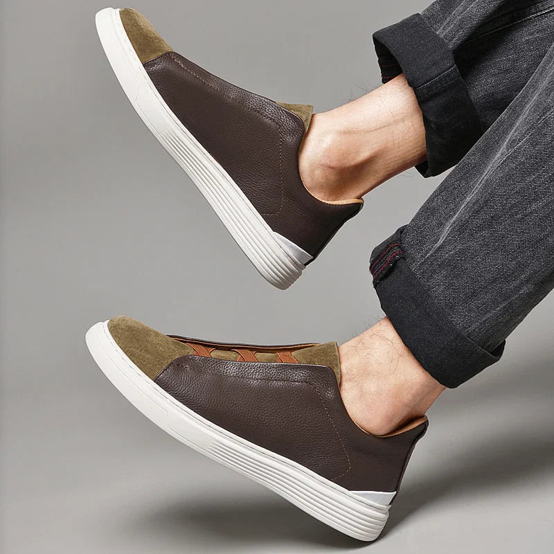 Matteo — Slip-On in Camoscio e Pelle 7