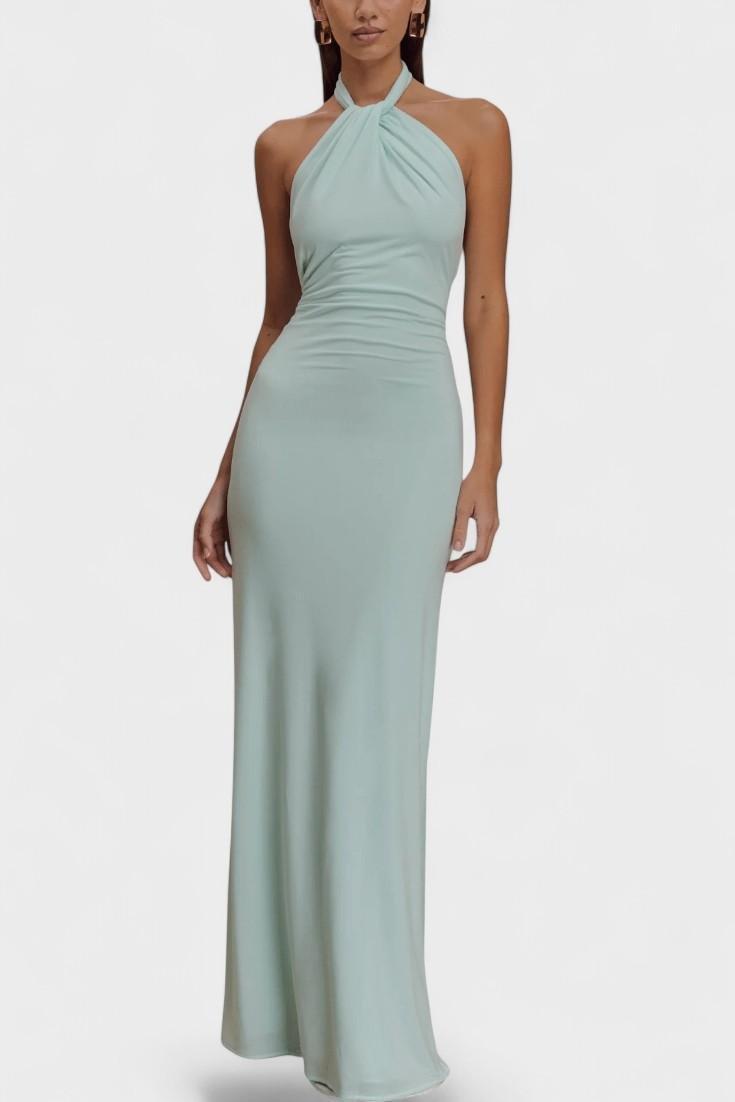 Maxi Abito Donna | Collo All'Americana & Silhouette Scultorea