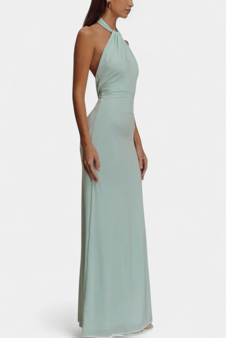 Maxi Abito Donna | Collo All'Americana & Silhouette Scultorea